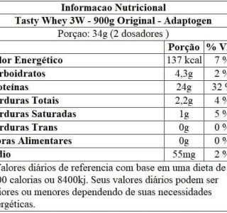 Adaptogen Tasty Whey Original 900g (Embalagem Pode Mudar)