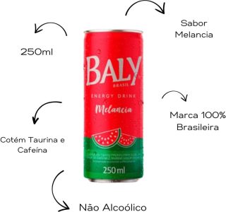 Energético Baly Melancia Pack 6unx250ml