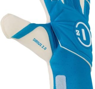Luva de Goleiro Campo e Society Profissional N1 Sirius Cor:Blue, Tamanho:9
