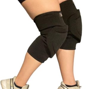 Joelheira Vôlei Seleção Triatleta Esportes Adulto, Preta