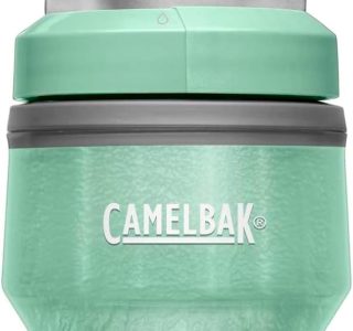 Camelbak, Squeeze, Garrafa, Caramanhola, Podium Chill, 710mL, Válvula Jet Valve, Isolamento Térmico, Para Ciclismo e Corrida, Material Resistente, Verde