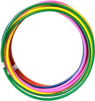 Kit 8un Bambolê Atividade Física Reforçado 55cm cor Sortida