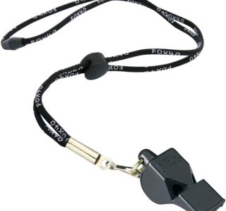 Fox 40 Apito oficial clássico com cordão de separação