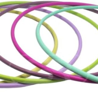 Bambolês 60cm C/ 12 Unid. (Argola/Aro Funcional Circuito)