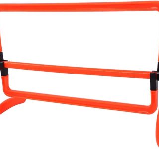 5 Peças de Barreiras de Treinamento Mini Barreiras Flexíveis Material de PVC Dobrável para Corrida/Futsal/Basquete/Beisebol Treinamento de Agilidade de Alta Visibilidade