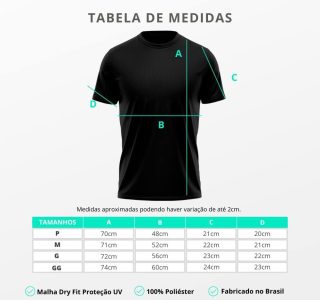 Kit 4 Camisetas Masculina Dry Fit Manga Curta Proteção Solar UV Térmica Academia Treino Caminhada Esporte Camisa Praia