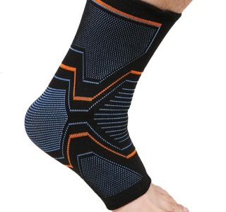 Tornozeleira de Compressão Profissional Hexagon para Proteção e Recuperação do Tornozelo Premium Rubber Fit