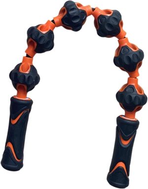 oshhni Rolo de massagem muscular para homens e mulheres, ferramenta portátil e confortável para massagem muscular multifuncional para costas, pescoço,