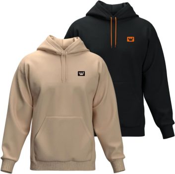 Kit 2 Blusas De Frio Moletom Com Bolso Canguru E Capuz