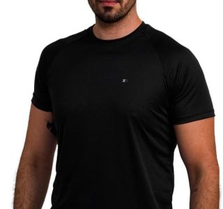 Kit 5 Camisas Dry-fit Sandrini Masculinas para Academia, Treino, Proteção UV + 2 Meias