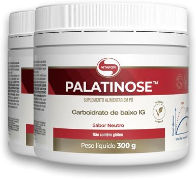 Kit 2 Palatinose Vegano Vitafor 300g Neutro
