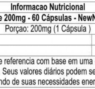 Newnutrition Caffeine 200Mg – 60 Cápsulas –