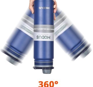 MODUS Garrafa de Água Térmica Inox Esportiva Academia Isolada a Vácuo Aço Inox 750ML (Azul Profundo)
