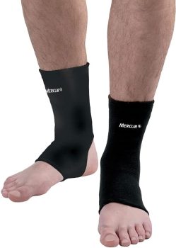 Mercur Tornozeleira Esportiva Preto Grande 2 Unidades