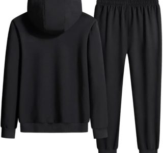 Agasalho moletom peluciado jaqueta com calça roupa térmica unissex