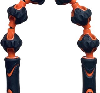 oshhni Rolo de massagem muscular para homens e mulheres, ferramenta portátil e confortável para massagem muscular multifuncional para costas, pescoço,