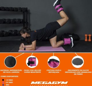 1 Unidade Peso Academia Caneleira Profissional 6kg Tornozeleira Musculação Para Treino