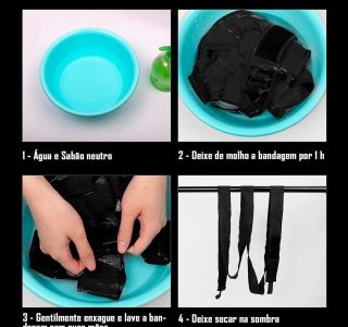 SPANK Bandagem Atadura Elástica Muay Thai Boxe 3 metros – Faixa Boxe – Muathai – Kickboxing – Karate – MMA – Artes Marciais – Profissonal – Proteção Mãos e Punhos – Treino Unissex