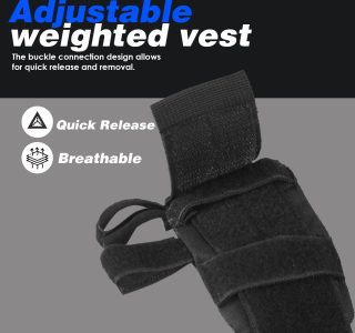 Miramrax Colete pesado para homens e mulheres, colete de peso ajustável, treinamento de força e resistência, exercícios físicos, corrida tática, academia