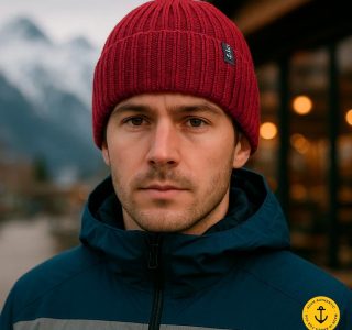 Touca de Lã Gorro de Frio Inverno Outono Modelo Americano Proteção Orelhas Quentinho Camada Dupla Costura Reforçada Vento Gelo Kouk Authentic