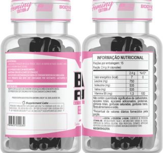 BCAA Feminino 60 Capsulas Aminoacidos Essenciais Enriquecido com vitamina B6 Sem Sabor Ultra Concentrado Rapida Absorção Importado Original