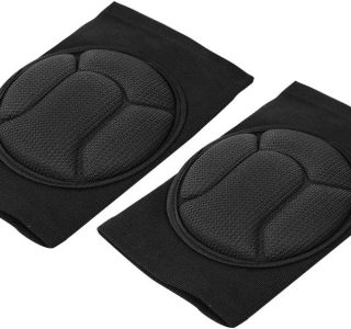 Joelheiras Com Esponja Grossa Antiderrapante, Joelheiras Protetoras, Joelheiras para Evitar Colisões, Joelheiras Femininas Masculinas, para Vôlei, Basquete, Ioga Preto