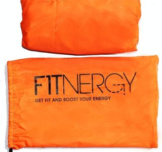 F1TNERGY Corrida resistência paraquedas durável 142.2 cm laranja velocidade Sprint Training Chute – bolsa de transporte grátis – Maximiza e aceleração explosiva futebol futebol agilidade escada