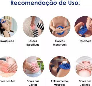 Bolsa De Gelo Térmica Flexível Compressa Quente E Fria 1,5 Litro