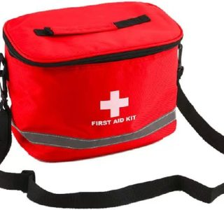 Bolsa de primeiros socorros, organizador de kits de emergência, alça ajustável, bolsa de armazenamento de suprimentos de emergência, de
