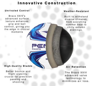 Bola Campo Penalty Bravo Xxiv