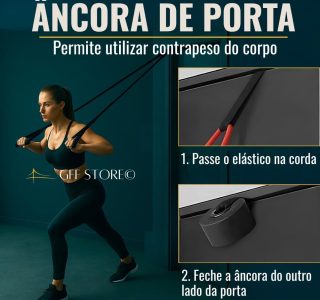 Kit 17 Peças Elástico Extensor + Miniband Treino Em Casa Exercício Físico Academia Fisioterapia Musculação Crossfit Pilates Yoga Aquecimento Funcional Alongamento Malhar Emagrecimento
