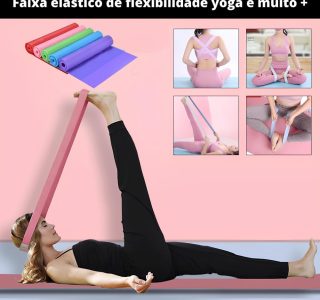 KIT com 3 Faixas Thera BandS de Resistência Fisioterapia Fortalecimento Elástico Premium