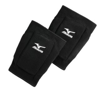 Joelheira de vôlei Mizuno Youth T10 Plus, tamanho único, Preto, Youth OSFM
