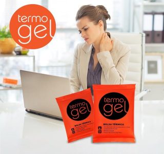 Bolsa Térmica, Termogel, Grande, Laranja