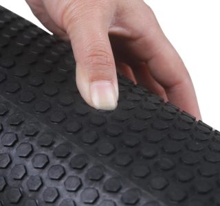 Rolo de Massagem EVA Foam Roller Liberação Miofascial Yoga Alongamento Premium Rubber Fit