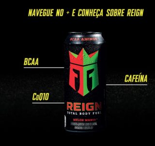 Kit 6und Energético Alta Perf. Reign Melon & Lemon Hdz 473ml