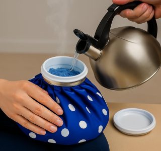 Bolsa Térmica Em Gel Bolsa Para Gelo Compressa Quente Frio Reutilizável (Azul)