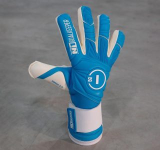 Luva de Goleiro Campo e Society Profissional N1 Sirius Cor:Blue, Tamanho:9