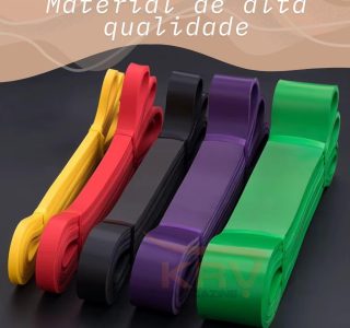 Super Band Elástico Para Exercícios Faixas Para Treinamento de Força e Resistência de Alta Intensidade e Qualidade Premium