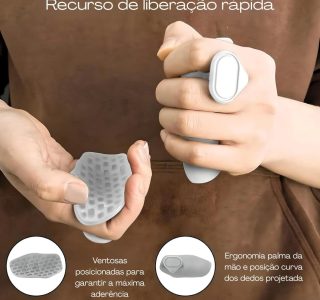 MHSHOP Luva Academia Feminina e Masculina – Grip Crossfit, Luva de Musculação com Protetor Palmar, Antiderrapante, Ideal para Treino, Academia, Crossfit e Exercícios Luvas de Borracha Com Estojo