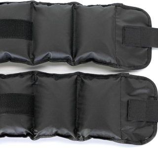 Par Caneleira Tornozeleira de Peso 4 kg WON Preto Fitness Academia Musculação Treino