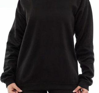 Moletom Masculino Feminino Liso Sem Capuz Gola Redonda Macio e Flanelado Unissex