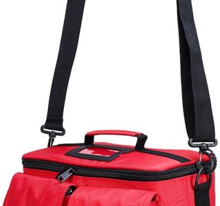 Esquirla Saco de primeiros socorros kit de primeiros socorros saco vazio leve à prova dwaterproof água caso kit de emergência saco de primeiros socorros para, Vermelho