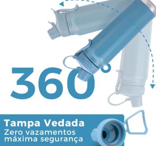 Garrafa Térmica Inox 304 800ml com Tampa de Rosca e Alça de Transporte – Mantém Bebida Gelada ou Quente – Ideal para Academia, Escola e Trabalho (Verde Escuro)