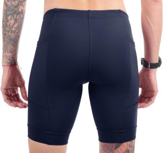 Bermuda De Compressão Masculina Com Bolso Corrida