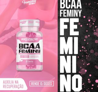 BCAA Feminino 60 Capsulas Aminoacidos Essenciais Enriquecido com vitamina B6 Sem Sabor Ultra Concentrado Rapida Absorção Importado Original