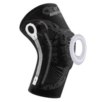 Joelheira de Compressão Profissional Snake para proteção e recuperação do joelho Premium Rubber Fit (M)