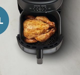 Fritadeira Airfryer Digital Série 2000 XL, Philips Walita, 6,2 litros, Tecnologia RapidAir, Preta, 2 anos de garantia, 220v, 1700W – NA230/09