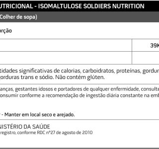 Isomaltulose 1Kg – 100% Puro Importado – Soldiers Nutrition