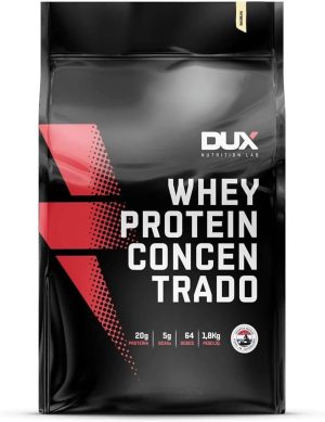 DUX Whey Protein Concentrado Refil (1.8Kg) – Sabor Baunilha